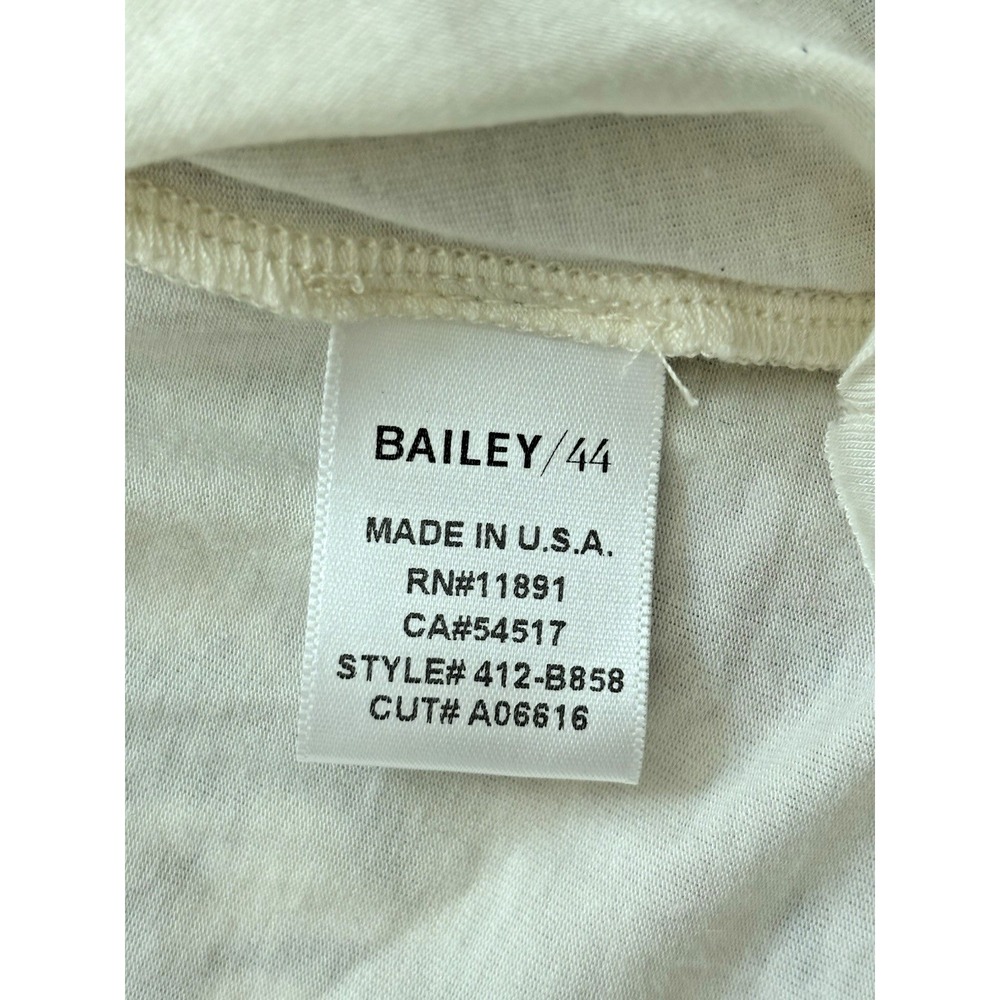 BAILEY 44 Boho Silk Braided Strap Tank Ruffle Blouse USA Western Floral - Size M - Picture 7 of 12